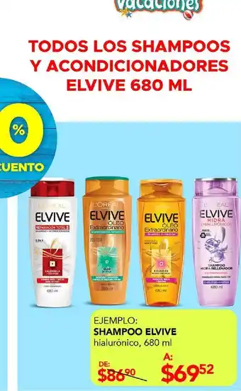 Woolworth Shampoo elvive oferta