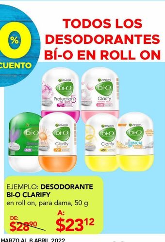 Woolworth Desodorante bi-o clarify oferta