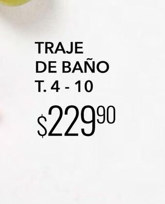 Traje de baño niña