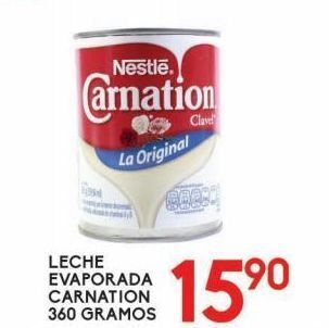 Alsuper Leche evaporada carnation 360g oferta
