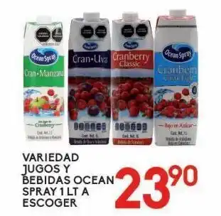 Jugos y bebidas ocean spray 1l