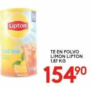 Té en polvo limón lipton 1,87kg