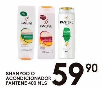Shampoo o acondicionador pantene 400ml