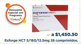 Farmacia San Pablo Exforge hct 5/160/12.5mg 28 comprimidos oferta
