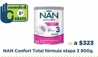 Farmacia San Pablo Nan confort total fórmula etapa 3 900g oferta