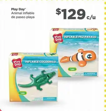 Bodega Aurrerá Animal inflable de paseo playa play day oferta