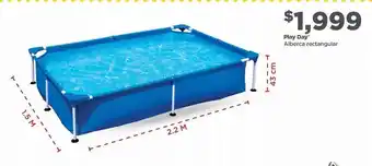 Bodega Aurrerá Alberca rectangular play day oferta