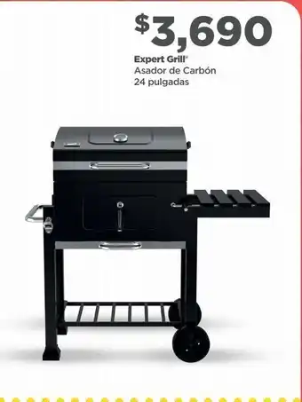 Bodega Aurrerá Asador de carbón expert grill 24pulg oferta