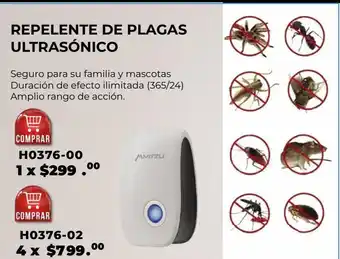 Repelente de plagas ultrasónico