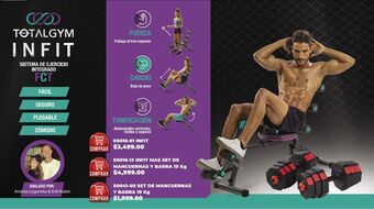 Sistema de ejercicio en casa infit by totalgym