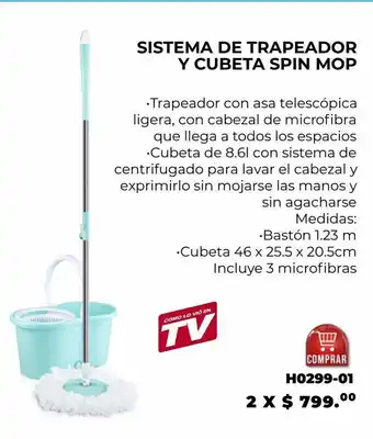 CV Directo Pack de 2 trapeadores spin mop global oferta