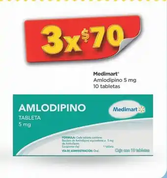 Bodega Aurrerá Amlodipino oferta