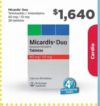Bodega Aurrerá Micardis duo oferta