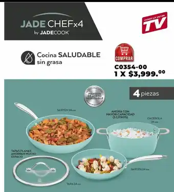 Batería de cocina jade cook nueva generación