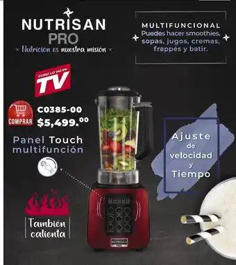 CV Directo Licuadora multifuncional nutrisan pro oferta