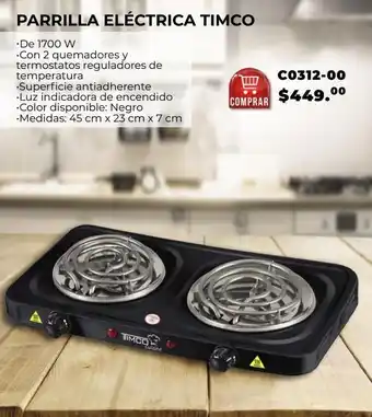 Parrilla eléctrica