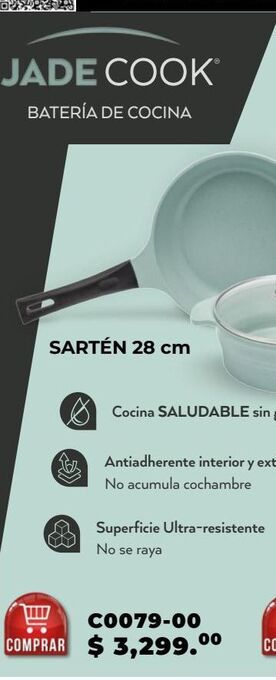 Batería de cocina jade cook