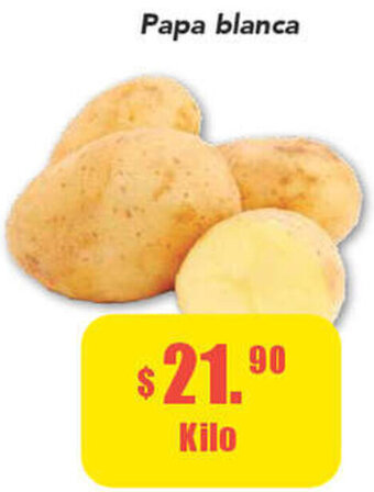 Super Aki Papa Blanca oferta
