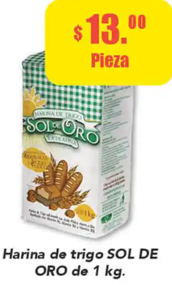 Harina de Trigo Sol de Oro de 1kg
