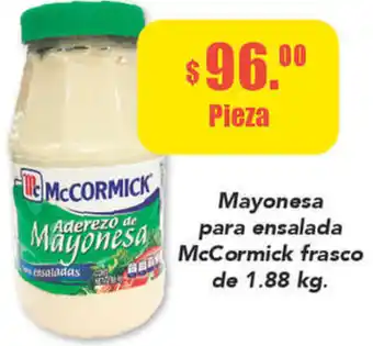 Super Aki Mayonesa para Ensalada McCormick Frasco de 1.88kg oferta