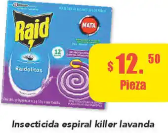 Insecticida Espiral Killer Lavanda