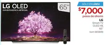 Costco LG Smart TV OLED 4K 65" oferta