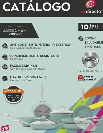 CV Directo Batería de cocina jade cook oferta