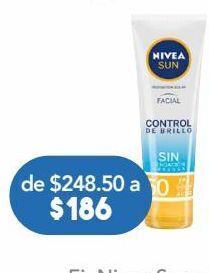 Farmacia San Pablo Nivea sun pf ctrl bri fps50 tub c/50ml oferta