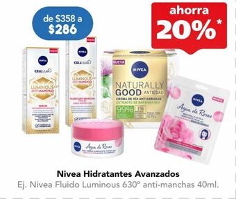 Farmacia San Pablo Nivea serum lumino 630 anti-manc c/30ml oferta