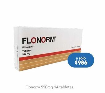 Farmacia San Pablo Flonorm tab 550mg caj c/14 oferta