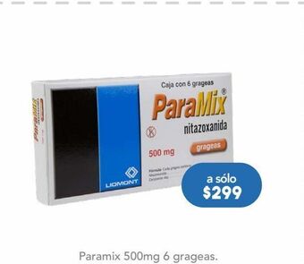 Paramix gra 500mg caj c/6