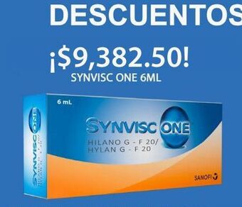 Farmacia San Pablo Synvisc one jga iny 8mg jer c/1 oferta