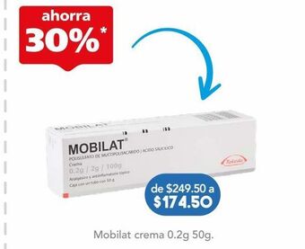 Farmacia San Pablo Mobilat cre 0.2gr tub c/50gr oferta