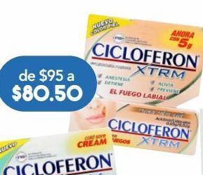 Farmacia San Pablo Cicloferon xt cre piel 0.05gr tub c/5gr oferta