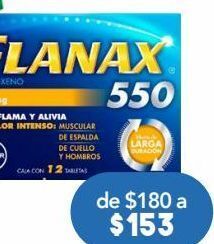 Farmacia San Pablo Flanax tab 550mg caj c/12 oferta