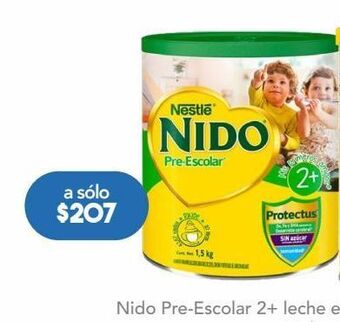 Farmacia San Pablo Nido prescolar leche en polvo 2+ c/1.5kg oferta