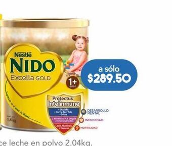 Farmacia San Pablo Nido leche polvo excella gold 1+ c/1.6kg oferta