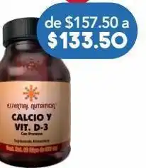 Essential nutr calcio y vitamina d3 c/60