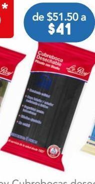 Farmacia San Pablo Le roy cubreboca desech plisa neg c/5pzs oferta