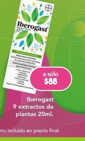 Iberogast gotero mezcla 9 plantas c/20ml