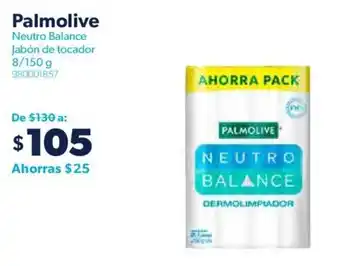 Sam's Club Palmolive Neutro Balance Jabón de Tocador 8/150g oferta