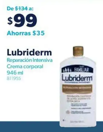 Sam's Club Lubriderm Reparación Intensiva Crema Corporal 946ml oferta