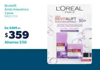 L'Oréal Revitalift Ácido Hislurónico 2 pzas