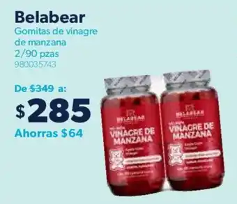 Belabear Gomitas de Vinagre de Manzana 2/90 pzas