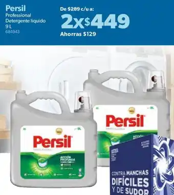 Sam's Club Persil Professional Detergente Líquido 2 x 9L oferta