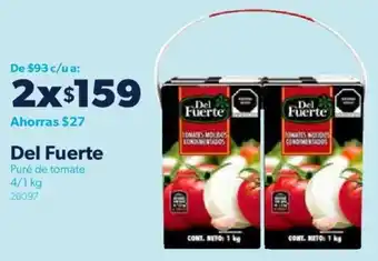 Del Fuente Puré de Tomate 2/4/1kg