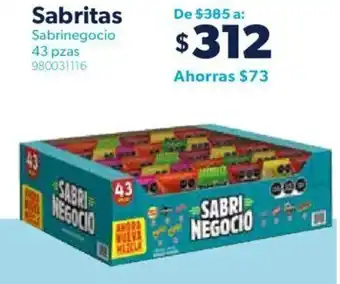 Sabritas Sabrinegocio 43 pzas