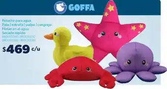 Sam's Club Goffa Peluche para Agua Pato | Estrella | Pulpo | Cangrejo Flotan en El Agua Secado Rápido oferta