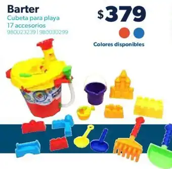 Barter Cubeta para Playa 17 accesorios