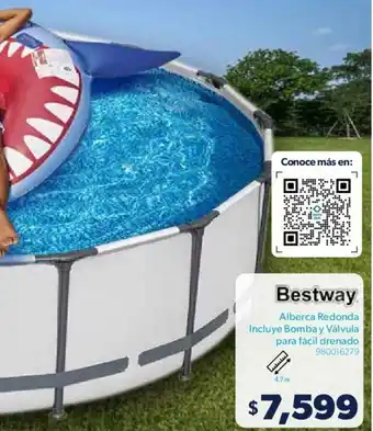 Sam's Club Bestway Alberca Redonda 4.7m oferta